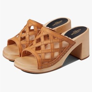 Swedish Hasbeens Basket Clog Sandals
